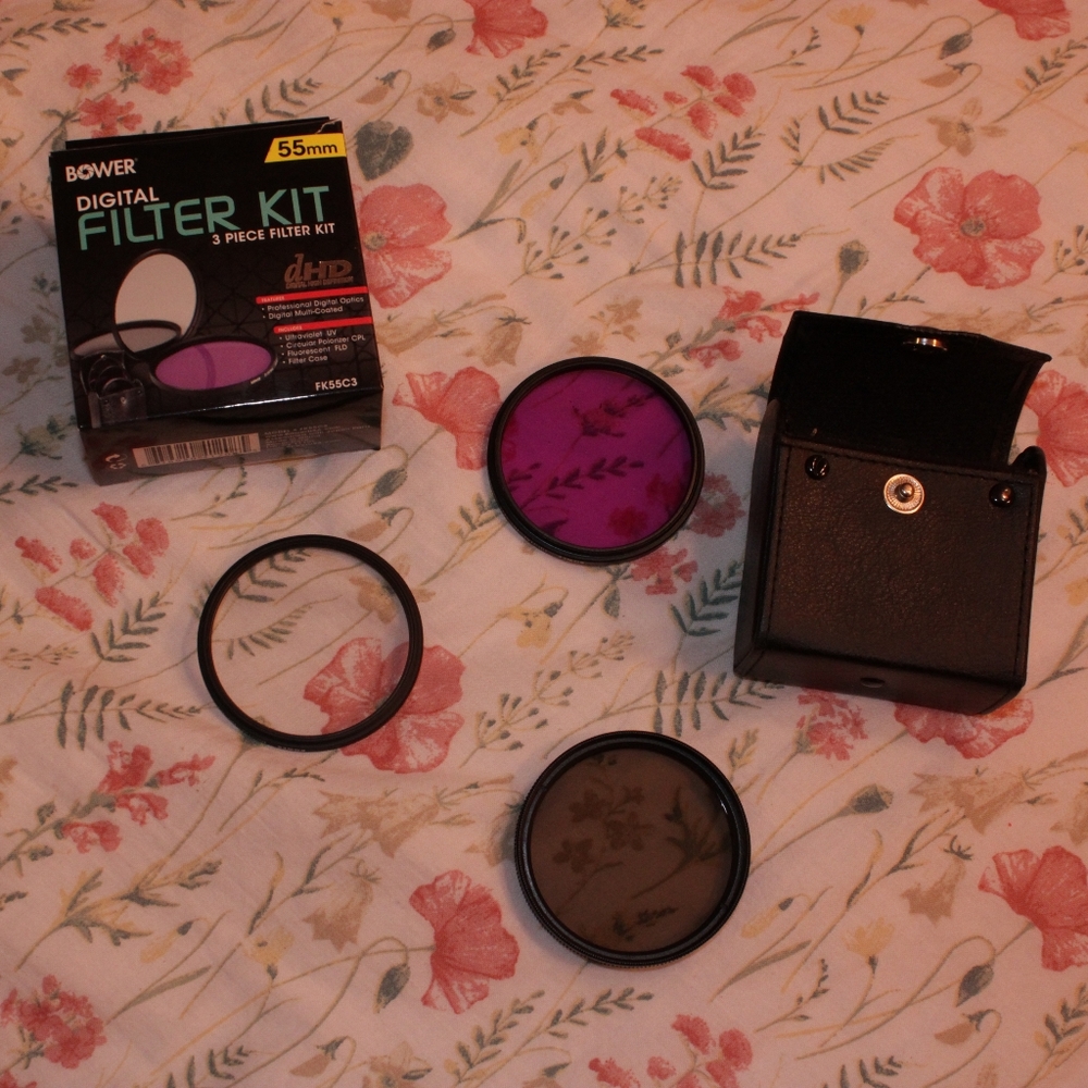 NEW 55mm lense filter kit